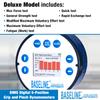 Baseline BIMS Digital 5-Position Hand Dynamometer for Grip Strength Testing and Evaluation Professional Hand Therapy, Physical Therapy, Athletic Training, Rehabilitation, Blue view 4