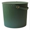 Yahata Kasei 234708 Garden Tool Bucket with Lid, Green, 5.3 gal (20 L) view 1