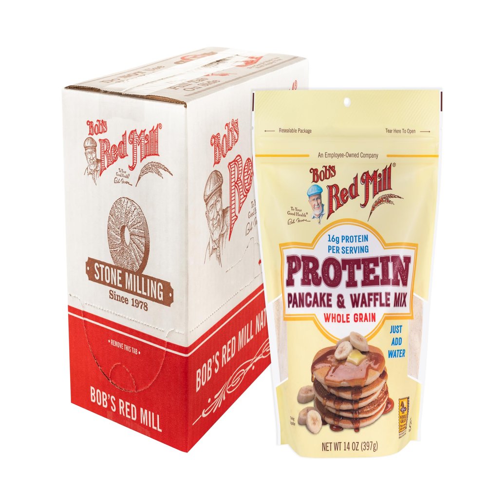 Bob's Red Mill Protein Pancake, 14oz (Pack of 4) - Non GMO, Kosher
