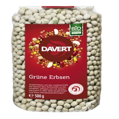 Davert Erbsen, Green (1 x 500g)