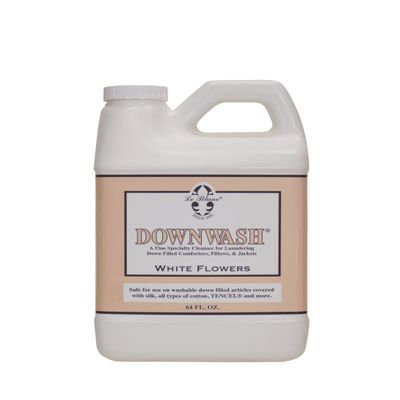Le Blanc White Flowers Downwash  Luxury Laundry Cleanser for Down-Filled Bedding and Apparel- 64 oz. (1 pack)