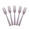Exquisite Silver Plastic Forks 50 Pieces Silver Forks Disposable Utensils Heavy Duty Plastic Cutlery Set Disposable Cutlery Sets Flatware Sets Silverware Set For Party Supplies & Party Tableware