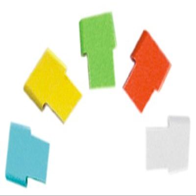 Crystal - Metal Tags for Alum cryo-Canes- Wht, PK12
