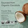 Sports Research Organic MCT Oil 16oz - Full Spectrum (C8, C10, C12) Sourced from Coconut Oil - Keto Brain & Body Fuel* - Vegan Certified  Non-GMO  Informed Choice Certified - Unflavored view 2