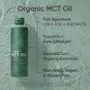 Sports Research Organic MCT Oil 16oz - Full Spectrum (C8, C10, C12) Sourced from Coconut Oil - Keto Brain & Body Fuel* - Vegan Certified  Non-GMO  Informed Choice Certified - Unflavored view 4