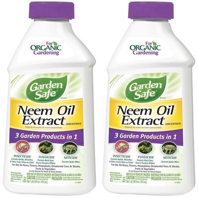 Garden Safe Neem Oil htLkY Extract Concentrate, 16 fl oz (2 Pack)