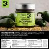 Butterfly Bakery of Vermont - Vermont Jalapeno Mustard, Gourmet Spicy Mustard Made with Vermont-Grown Green Jalapeos & Yellow and Brown Mustard Seeds - For Sandwiches, Burgers, & Hot Dogs, 8 oz view 2
