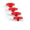 3M 16545-case Fire Barrier Cast-in Device Metal Deck Adaptor 3MDA, 3", Red (Pack of 12) view 1