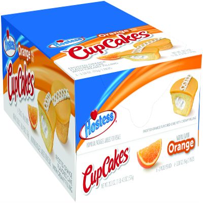 Hostess Cupcakes, Orange, 3.38 Ounce (6 Count)