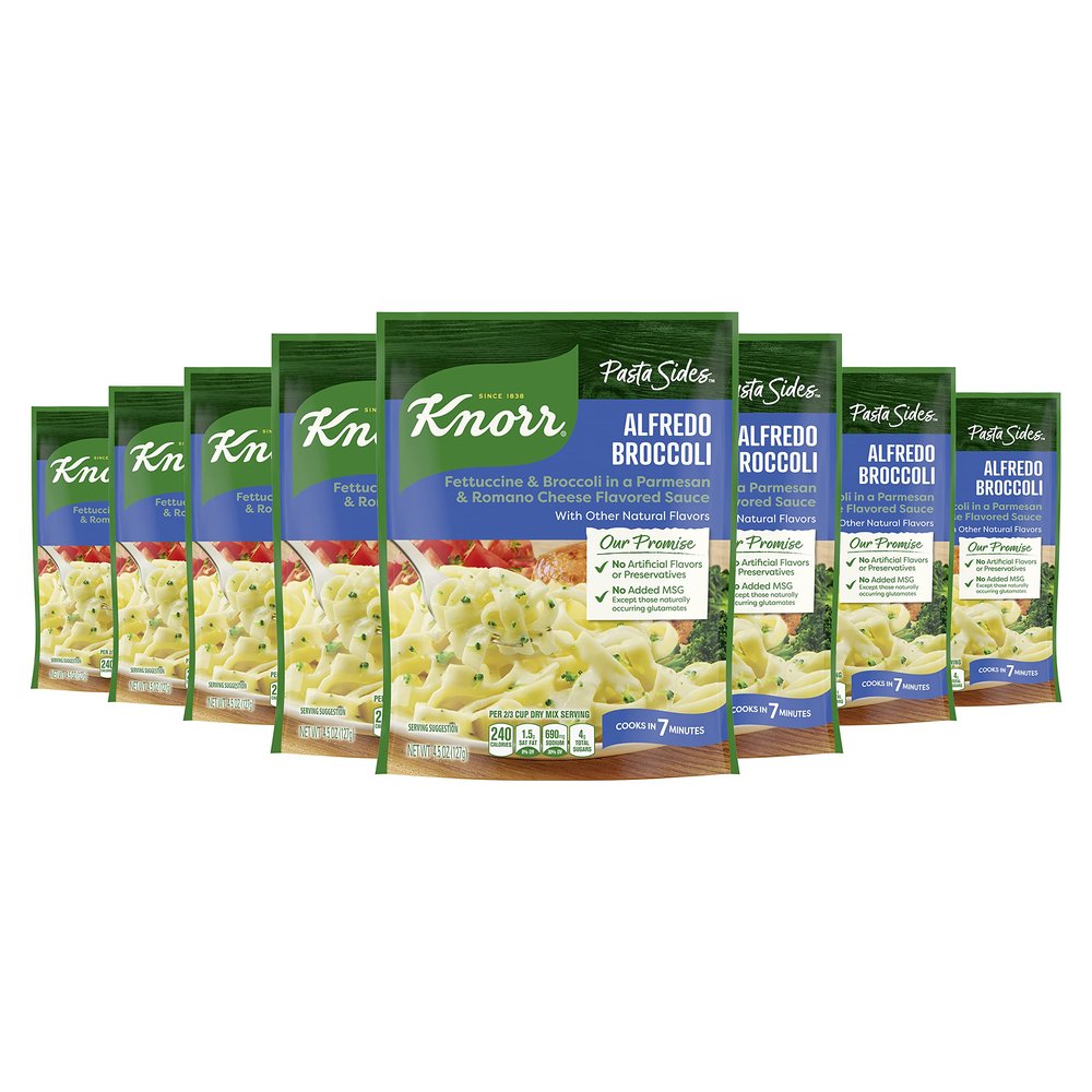 Knorr Pasta Sides Dish, Alfredo Broccoli, 4.5 Ounce, (Pack of 8)