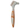 Gus Craft 2-Pack Denture Cleaning Brush Set- Premium Hygiene Denture Cleaner Set for Denture Care- Top Denture Cleanser Tool w/ Multi-Layered Bristles & Ergonomic Rubber Handle (Blue and Orange) view 3