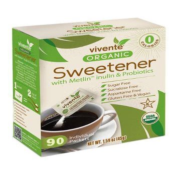 Vivente Zero Calorie Organic Sweetener ( 90 Individual Packets)
