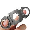 2 Pcs Pocket Cigar Cutter Knife Double Blades Scissors Classic Comfortable Grip Type. view 2