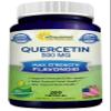 aSquared Nutrition Quercetin 500mg Supplement - 200 Capsules - Quercetin Dihydrate to Support Cardiovascular Health - Max Strength Powder Complex Pills to Help Improve Immune Response view 1