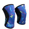 Bear KompleX - Knee Compression Sleeves for Men and Women, Performance Enhancing Neoprene Knee Brace Protection and Joint Stability for Weightlifting, Squats, and Powerlifting - 5mm/7mm, Light & Blue view 1