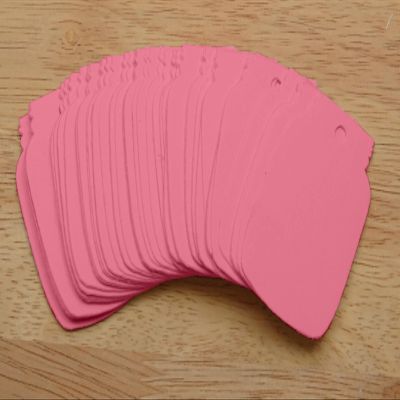 100 Pcs Mason Jar Shaped Cardstock Tags Wedding Favor Blank Hang Tag Gift with Free Natural Jute Twine - Colors Available