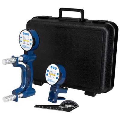 Baseline BIMS Digital 5-Position Grip and Pinch Dynamometer Set for Strength Testing and Evaluation Professional Hand Therapy, Physical Therapy, Athletic Training, Rehabilitation, Blue