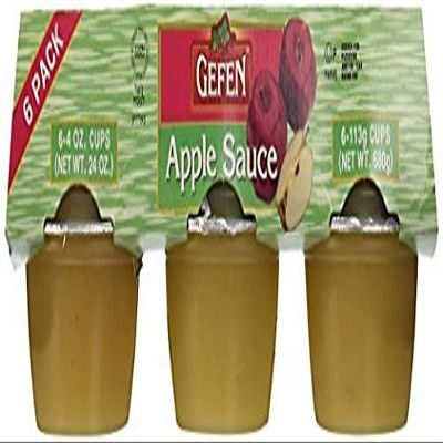 Gefen Applesauce Cup Rglr 6pk