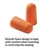 3M One Touch 1100 Earplugs Refill 391-1100 (Pack of 500) view 4