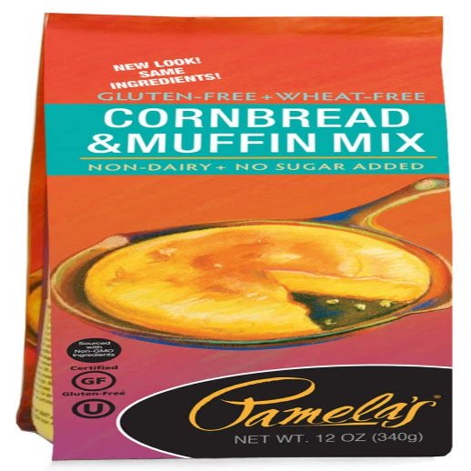 Pamela's Products Gluten Free Cornbread and Muffin Mix - 12 oz - 2PC
