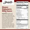 Braswells Gourmet BBQ Sauce  Small-Batch, Renowned Specialty, Made in USA, Since 1946 (13.5 Ounce, Honey Habanero) view 2