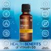 Advanced Trichology Vegetarian Liquid Vitamin D3-5000 iu High Absorption - 1000 iu per Drop - 6 Month Supply - Gluten Free 365 VIT D - 1 Fluid Ounce (Pack of 1) view 2