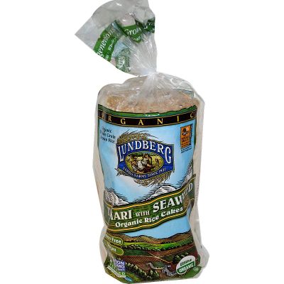 Lundberg, Tamari with Seaweed Organic Rice Cakes, 8.5 oz (241 g) - 3PC