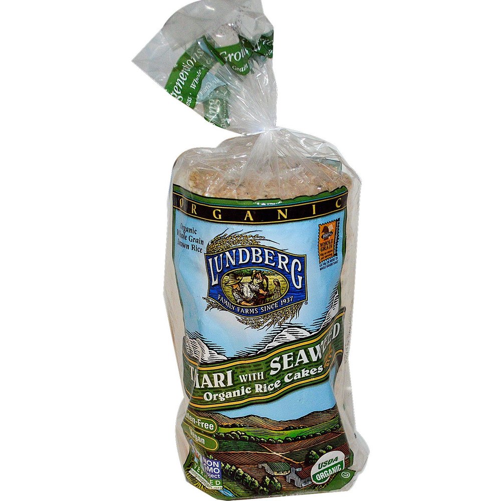 Lundberg, Tamari with Seaweed Organic Rice Cakes, 8.5 oz (241 g) - 3PC