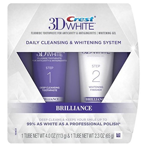 Crest 3D White Brilliance Daily Cleansing Toothpaste and Whitening Gel System, 1 ea
