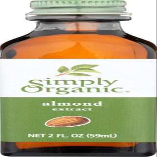 Simply Organic Almond Extract ORGANIC 2 fl. oz. bottle - 2PC