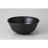 Black Mat, 7.5 Pot, 9.1 x 3.7 inches (23.2 x 9.5 cm), 7.6 fl oz (2,100 cc, 935 g), Bowl, Restaurant, Ryokan, Udon, Buckwheat Ramen, Japanese Tableware, Restaurant, Commercial Use view 1