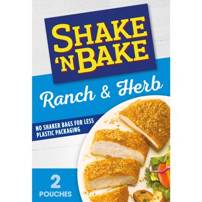 Shake 'N Bake Ranch & Herb Seasoned Coating Mix (2 ct Packets)