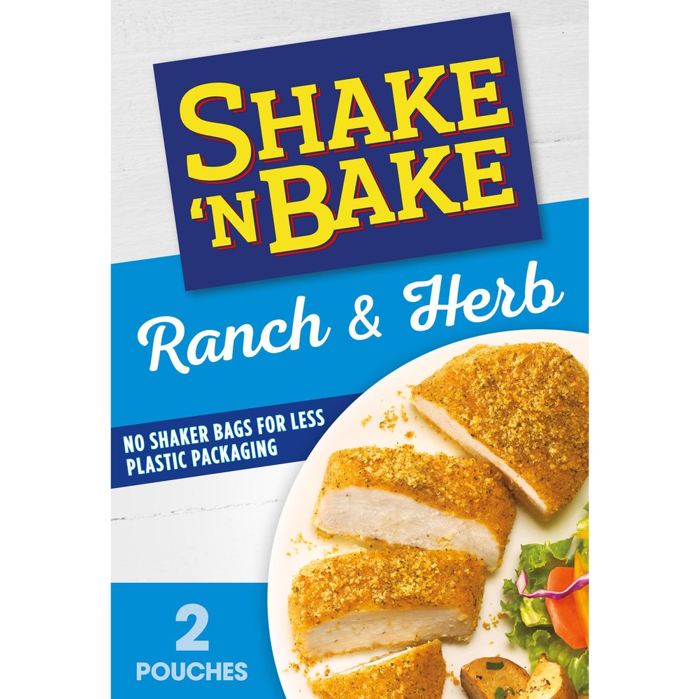 Shake 'N Bake Ranch & Herb Seasoned Coating Mix (2 ct Packets)