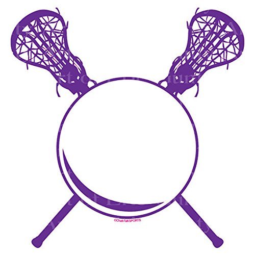 1/4 Sheet - Purple LaCrosse Birthday - Edible Cake/Cupcake Party Topper - D22476