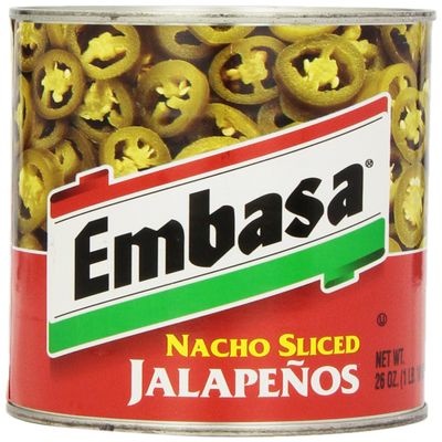 EMBASA Nacho Sliced Jalapeo Peppers, 26 Oz Can