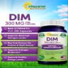 aSquared Nutrition DIM Supplement 300mg Plus BioPerine - 200 Veggie Capsules - Diindolylmethane DIM Max Strength Pills to Support Estrogen Metabolism & Balance, Menopause Relief, PCOS, Hormonal Acne view 2
