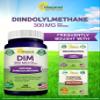 aSquared Nutrition DIM Supplement 300mg Plus BioPerine - 200 Veggie Capsules - Diindolylmethane DIM Max Strength Pills to Support Estrogen Metabolism & Balance, Menopause Relief, PCOS, Hormonal Acne view 4