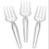 [100 Count] Settings Plastic Clear Forks, Heavyweight Disposable Cutlery, Great For Home, Office, School, Party, Picnics, Restaurant, Take-out Fast Food, Outdoor Events, Or Every Day Use, 2 Bags view 2
