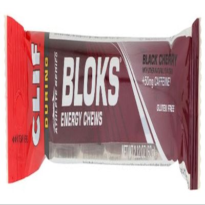 Clif Bar Clif Shot Bloks, Organic Black Cherry, 18 Count
