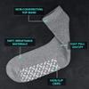 Debra Weitzner 6 Pairs Non-Binding Loose Fit Sock - Non-Slip Diabetic Socks for Men and Women - Ankle Crew Black view 3
