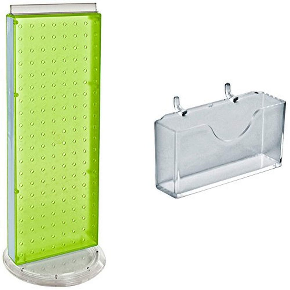 Azar Displays 700505-GRE 700505-GRECounter Gift Card Holder (20 Pockets) GRE, Green
