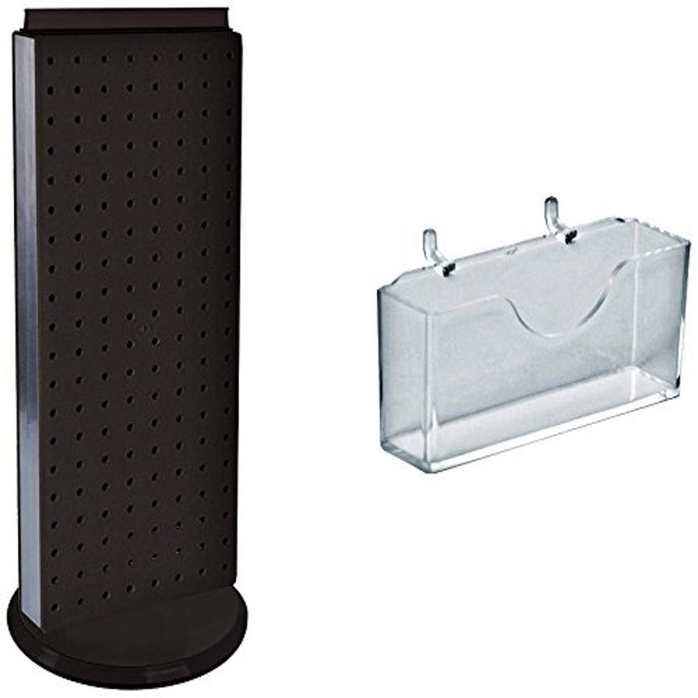 Azar Displays 700505-BLK Counter Gift Card Holder with 20 pockets, Black