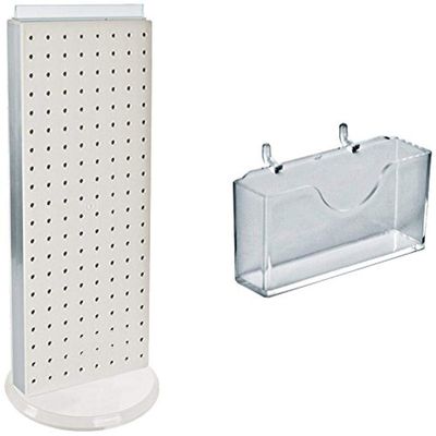 Azar Displays 700505-WHT 700505-WHTCounter Gift Card Holder (20 Pockets) WHT, White