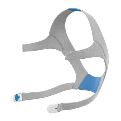 Resmed AirFit/AirTouch N20 Headgear - Replacement CPAP Headgear - Frame System & Nasal Cushion Not Included - Premium CPAP Accessories - Large, Blue