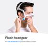 Resmed AirFit/AirTouch N20 Headgear - Replacement CPAP Headgear - Frame System & Nasal Cushion Not Included - Premium CPAP Accessories - Large, Blue view 3