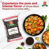 Laxmi Black Pepper Whole Peppercorns 200gm | Tellicherry Black Peppercorn | Premium quality and high value Peppercorns, black | Ethical sourced view 3