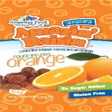 Amazin' Raisin Orange Flavor Infused Raisins 1.3-ounce Bag (Case of 50)