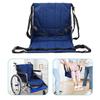 Patient Lift Transfer Belt from Bed to Wheelchair Stair Transfer Emergency Evacuation Chair Pad Safety Medical Lifting Sling Slide Board Transferring for Elderly, Disabled, Adults (Blue - 4 Handles) view 1