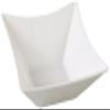 Yanco OK-2541 Osaka-2 Sea Food Bowl, Square, 11" Length, 11" Width, 2.75" Height, Melamine, White Color, Pack of 12 view 1