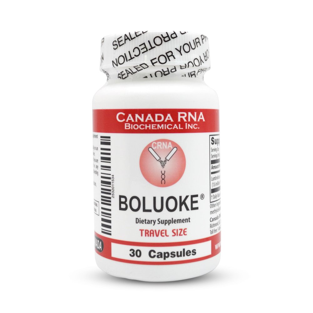 Boluoke Canada RNA (Lumbrokinase) for Circulatory Health, 30 caps